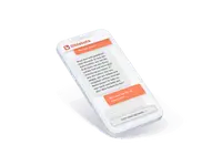Biblebots Chat auf einem Mobiltelefon: Fragen zu Jesus und Antworten aus der Bibel